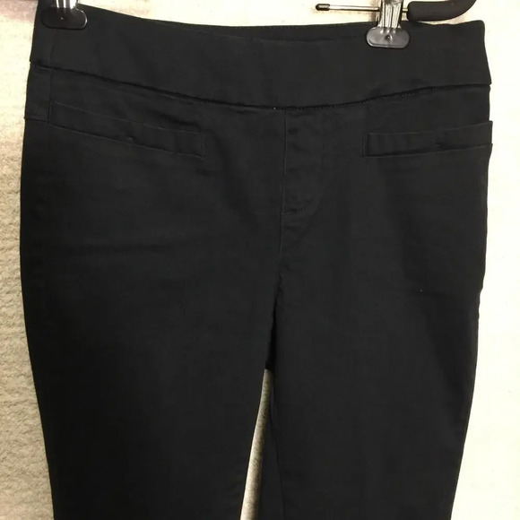 Lee Style up Stretch You are gorgeous women's cotton  straight leg Blk. Pants 6M - Picture 4 of 6